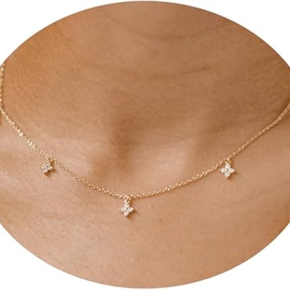 14 k Gold Plated Quiet Luxury Necklace Jewelry